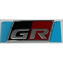 Toyota 75374-18020 Genuine Parts Side Panel Emblem GR/Ghazoo
